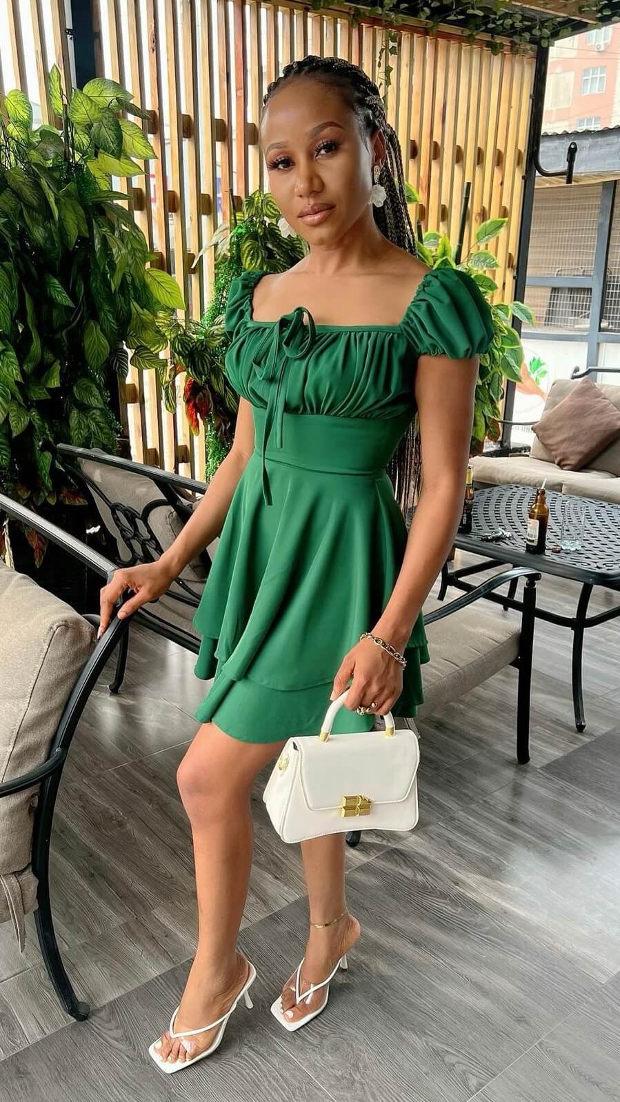 Monica crepe dress - House of Naya