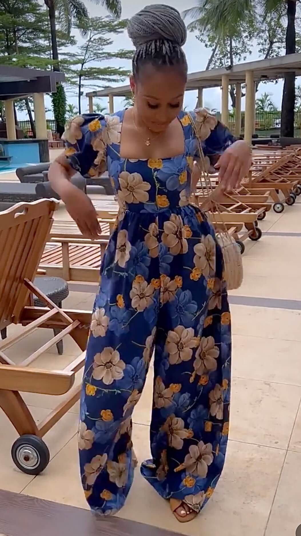 Fanta crepe jumpsuit