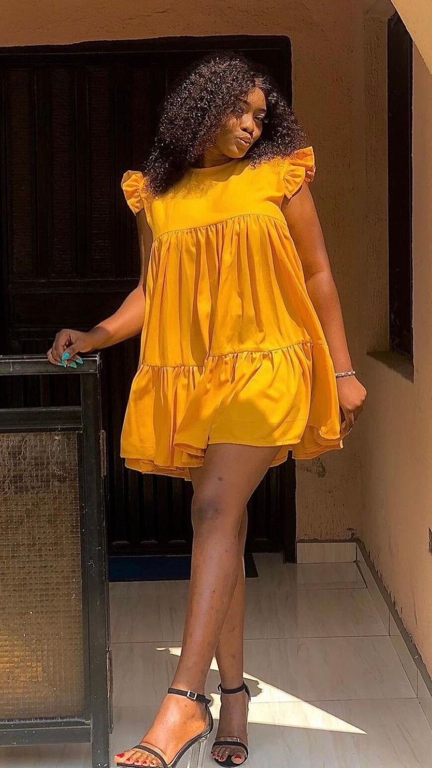 Baby girl crepe dress