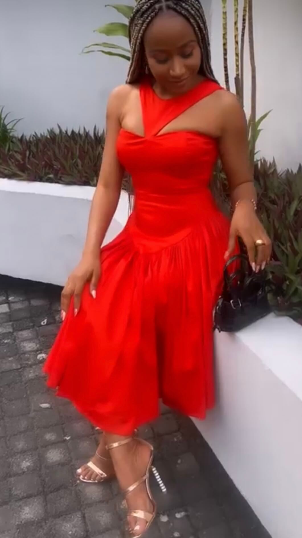 Princess cotton dress midi